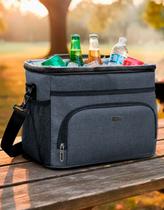 Bolsa Termica Camping Parque Lazer Espaçosa 13L Impermeavel Lancheira Mantem Temperatura