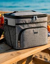 Bolsa Termica Camping Parque Lazer Espaçosa 15L Praia Piquenique Mantem Gelado Aquecido