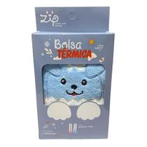 Bolsa Térmica Carinhas Azul Bebê - Zip