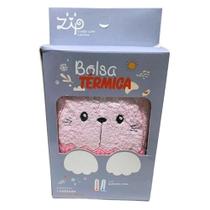 Bolsa Térmica Carinhas Rosa Bebê - Zip