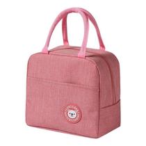 Bolsa Térmica Chic com Isolamento de Alumínio - Rosa Elegante Europeia