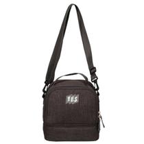 Bolsa Térmica Cinza com Cinta para Lancheira Marmita Mochila Passeio Alça Transversal Almoço Nova Bolsa Térmica Cinza com Cinta para Lancheira Marmita Mochila Passeio Alça Transversal Almoço Nova