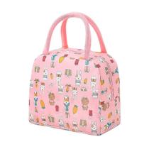 Bolsa Térmica Coelhinhos Rosa 6,4L Domni