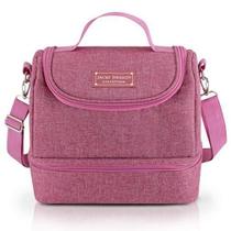 Bolsa Térmica Com 2 Compartimentos Rosa Bolsa Térmica Com 2 Compartimentos Rosa