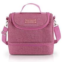 Bolsa Térmica Com 2 Compartimentos Rosa Bolsa Térmica Com 2 Compartimentos Rosa