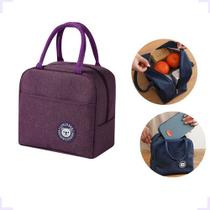 Bolsa Térmica Com Alça Marmita Garrafa Porta Talheres Fit Bolsa Térmica Com Alça Marmita Garrafa Porta Talheres Fit