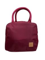 Bolsa Térmica Com Alça Qualis Bordo Lisa LT0204