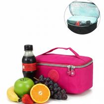 Bolsa Térmica Compacta com Forro Laminado e Alça de Mão Mantém Alimentos e Bebidas Frias ou Quentes por Mais Tempo Cor Bolsa Térmica Compacta com Forro Laminado e Alça de Mão Mantém Alimentos e Bebidas Frias ou Quentes por Mais Tempo Cor