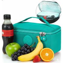 Bolsa Térmica Compacta com Forro Laminado e Alça de Mão Mantém Alimentos e Bebidas Frias ou Quentes por Mais Tempo Cor Bolsa Térmica Compacta com Forro Laminado e Alça de Mão Mantém Alimentos e Bebidas Frias ou Quentes por Mais Tempo Cor