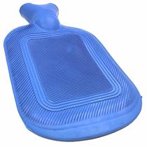 Bolsa Térmica Compressa Água Quente Gelada Borracha Bolsinha Pequena 550ml Azul