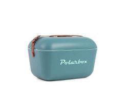 Bolsa Térmica Cooler Retrô Com Alça Em Couro 12 Litros - Pol