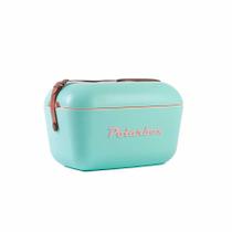 Bolsa Térmica Cooler Retrô Com Alça Em Couro 12 Litros - Polarbox