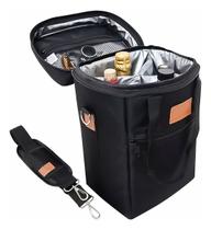 Bolsa Térmica Cooler Wine Bag Porta Vinho 4 Garrafa Estocasa