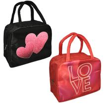 Bolsa termica coracao / love 22,5x18x12,5cm