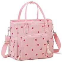 Bolsa Térmica CuriBox de Pana Grande Reutilizable Rosa Bolsa Térmica CuriBox de Pana Grande Reutilizable Rosa