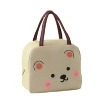 Bolsa Térmica De Almoço Para Meninas Com Animais Em Desenho Animado, Caixa De Almoço Isolada Para