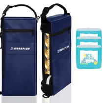 Bolsa térmica de golfe MORXPLOR, manga de cerveja isolada para 6 latas