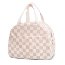 Bolsa Térmica de Lonchera de Pana Aislada para Mujeres