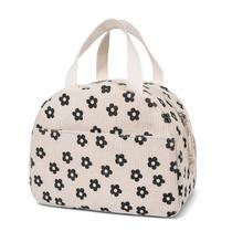 Bolsa Térmica de Lonchera de Pana para Mujer