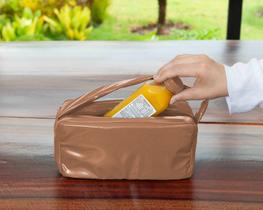 Bolsa Térmica de Mão Pequena Porta Marmita Cooler Conserva