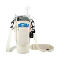 Bolsa Térmica De Neoprene Para Garrafa De Água Com Bolso Para Celular Para Copo Stanley 40 30oz