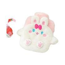 Bolsa Térmica De Pelúcia De Coelho Cartoon Fofa 400ml PVC Garrafa De Água Quente Para Aquecer as Bolsa Térmica De Pelúcia De Coelho Cartoon Fofa 400ml PVC Garrafa De Água Quente Para Aquecer as