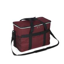 Bolsa térmica de poliéster oxford 300D de 33 litros com bolso frontal e bolsos laterais em malha. - Shop 30