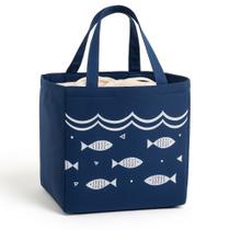 Bolsa Térmica De Praia Com Compartimento Grande E Alça Ombro