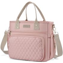 Bolsa Térmica EASYA Grande Aislada para Mujeres en Nylon Rosa Rubor