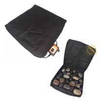 Bolsa Térmica Elétrica Profissional Aquecedor de Pedras Quentes Vulcânicas
