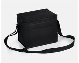Bolsa Térmica em Poliéster Preta 600D/PVC Preta 4 Litros Bolsa Térmica em Poliéster Preta 600D/PVC Preta 4 Litros
