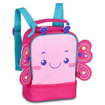 Bolsa Térmica Escolar Infantil Meninas Abelinha e Borboleta -
