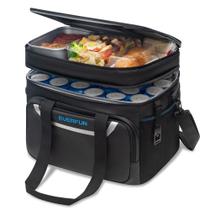 Bolsa térmica Everfun Large Travel Beach Insulated 48 latas preta