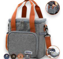 Bolsa Térmica Feminina Masculina Marmita Lanche Bebida Grande Capacidade Para Piquenique fitness Bolsa Térmica Feminina Masculina Marmita Lanche Bebida Grande Capacidade Para Piquenique fitness