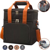 Bolsa Térmica Feminina Masculina Porta Marmita Lanche Bebida Grande Capacidade Para Piquenique Bolsa Térmica Feminina Masculina Porta Marmita Lanche Bebida Grande Capacidade Para Piquenique