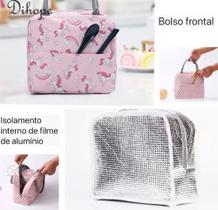 Bolsa térmica feminina viagem necessaire marmita fitness Bolsa térmica feminina viagem necessaire marmita fitness