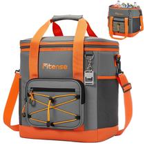 Bolsa térmica Fitense Soft Isolated 20L cinza à prova de vazamentos Bolsa térmica Fitense Soft Isolated 20L cinza à prova de vazamentos