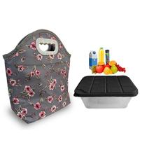 Bolsa Térmica Fitness + Marmita Transparente Preto Lancheira