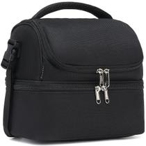 Bolsa Térmica FlowFly Doble Piso Aislada Negra