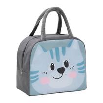 Bolsa Térmica Gatinho 4,2L Cinza Domni