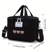 Bolsa Térmica Grande à Prova D'Água Ideal para Almoço, Viagem e Piquenique Bolsa Térmica Grande à Prova D'Água Ideal para Almoço, Viagem e Piquenique
