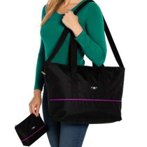 Bolsa Termica Grande Feminina 32 Litros para Praia Camping Dieta com Necessaire Luxo Academia