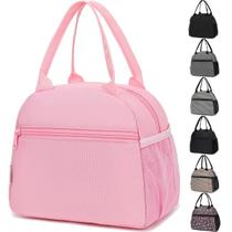 Bolsa térmica GYEUKHAM para mujer/hombre, gran capacidad, color rosa