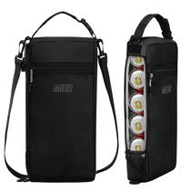 Bolsa térmica Ice Chest MIER Golf 19x8x41cm preta 9 latas