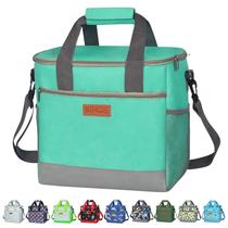 Bolsa térmica Iknoe dobrável 29x17x30cm Isolada Mint