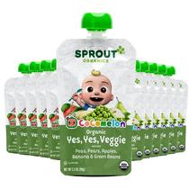 Bolsa Térmica Infantil Baby Food Sprout Organic Cocomelon - 12 Unidades de 100ml