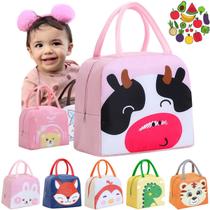 Bolsa Térmica Infantil Lancheira Fit Viagem Animais Escolar