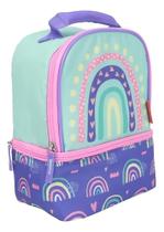 Bolsa Térmica Infantil Thermos Arco-íris Cor Azul-claro