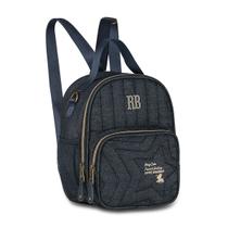 Bolsa Térmica Jeans Feminina Lancheira Escolar Rebeca Bonbon