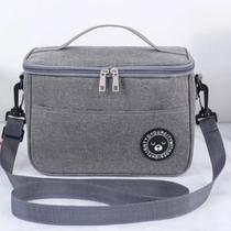 Bolsa Térmica, Lancheira, Alça Ajustável Para Ombro, Lanches Academia Trabalho (cinza) Bolsa Térmica, Lancheira, Alça Ajustável Para Ombro, Lanches Academia Trabalho (cinza)